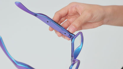 OhO Sunshine Elite Smart Bluetooth Audio Glasses with Blue Light Blocking & Photochromic Lens for Indoor & Outdoor