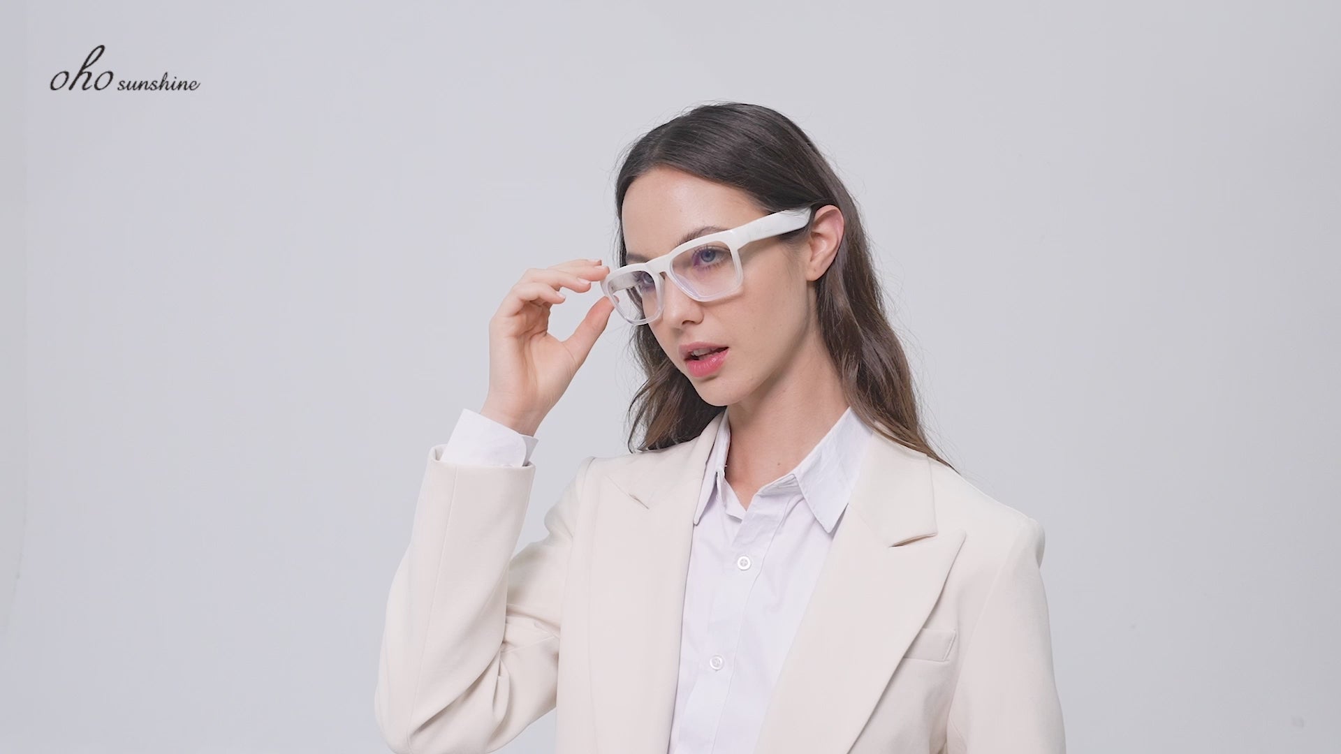 OhO Sunshine Elite Smart Bluetooth Audio Glasses with Blue Light Blocking Lens for Men & Women