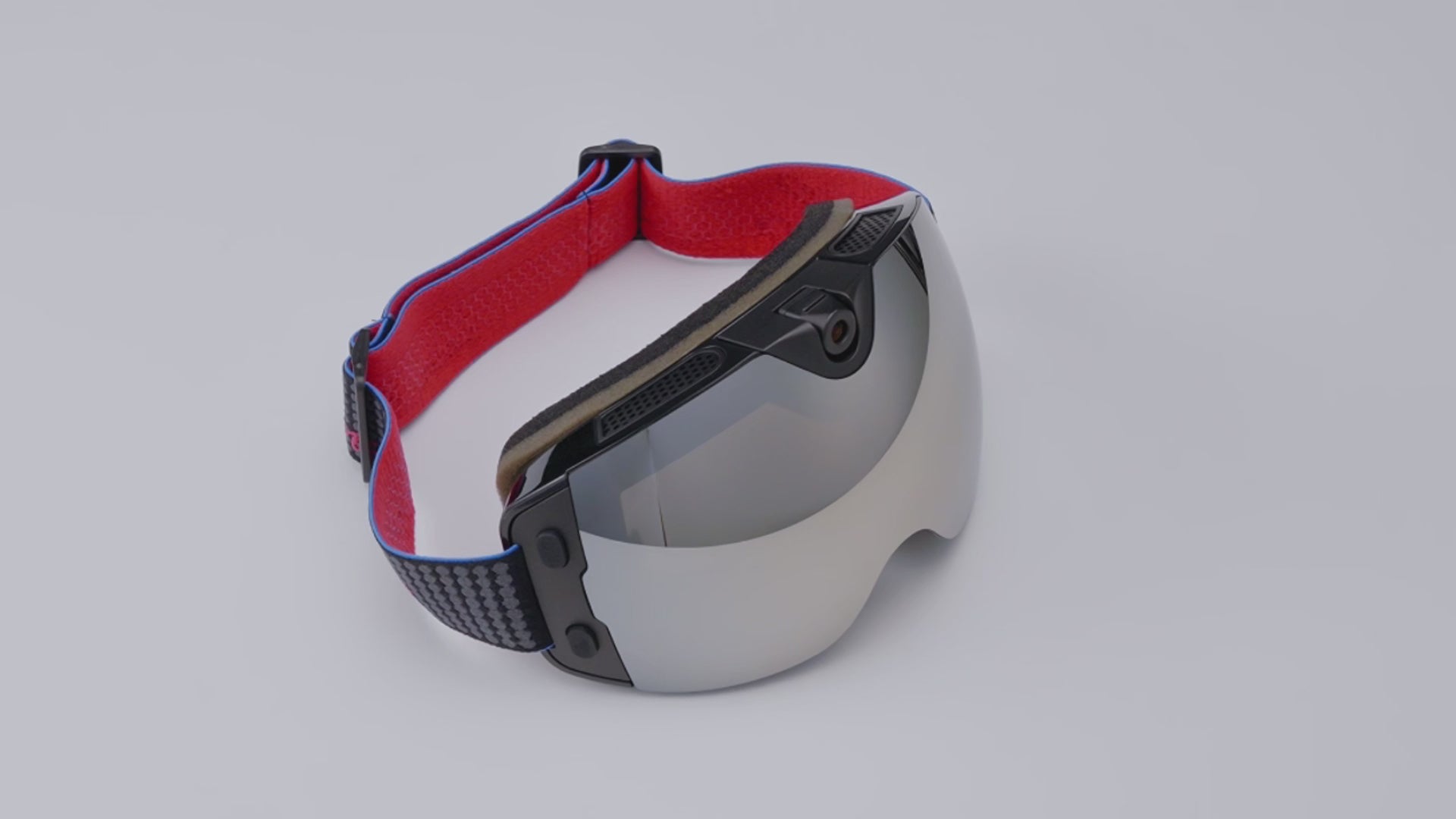 OhO Sunshine Skyshot Smart Ski Goggles with 4K Camera to Record Ultra HD Video and Take Photo Silver Lens