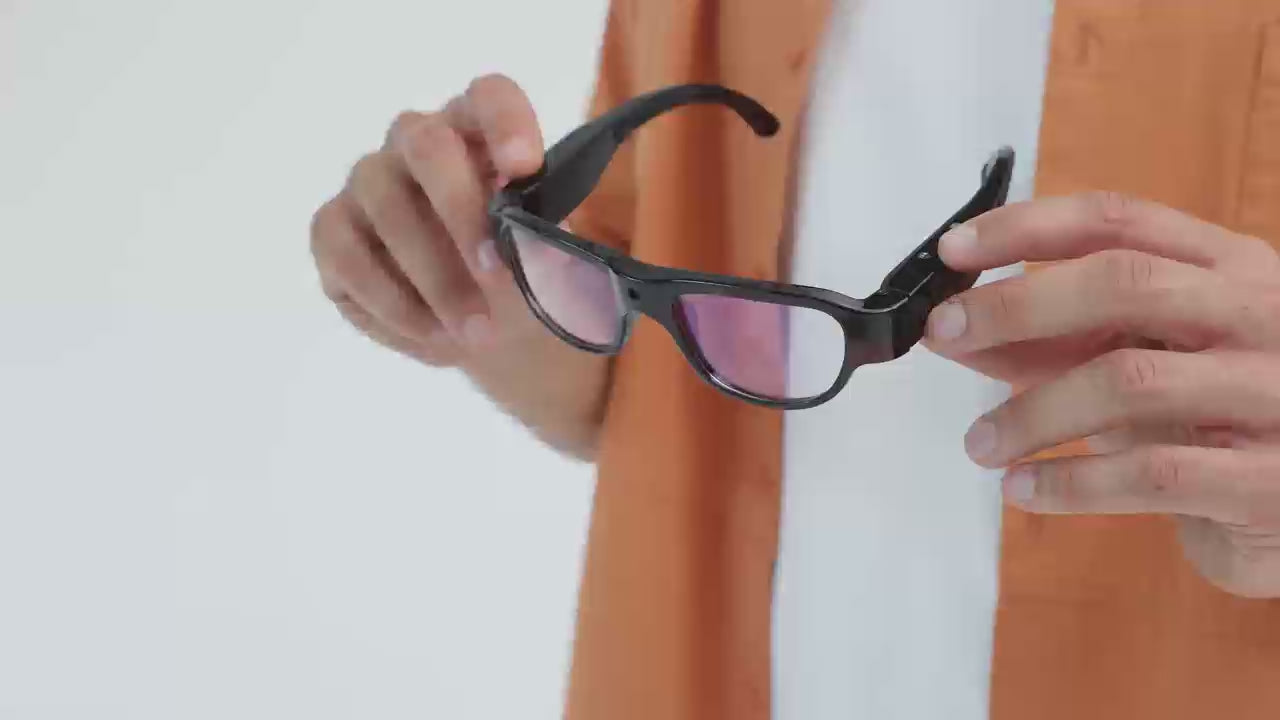 OhO Sunshine Touch Kamera-Sonnenbrille, 32 GB, Full HD 1080P-Videoaufzeichnung, UV400, Blaulichtblockierung und photochrome Linse