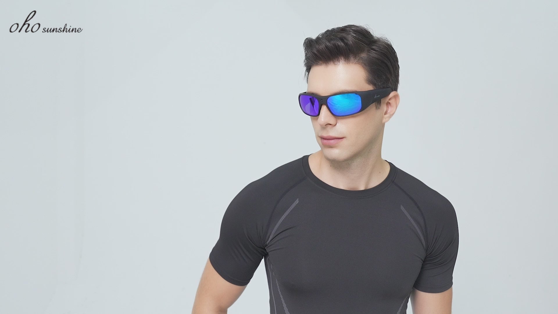 OhO Sunshie Brave 4K Camera Sunglasses Ultra HD Video Recording Blue Polarized UV400 Lenses