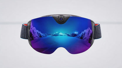 OhO Sunshine Skyshot Smart-Skibrille mit WiFi-4K-Kamera zum Aufnehmen von Ultra-HD-Videos und Fotos