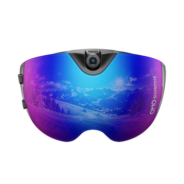 OhO Sunshine 4K Camera Ski Goggles for Video Recording during Skiing
