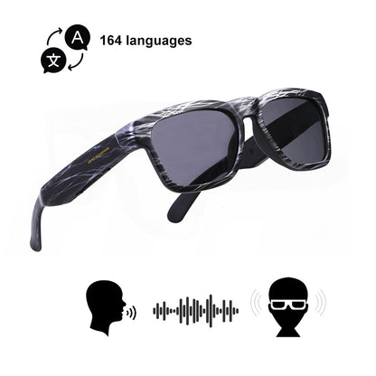 OhO Sunshine Elingo Smart Translation Glasses Integrated with AI Chat Mode Supporting 164 Languages