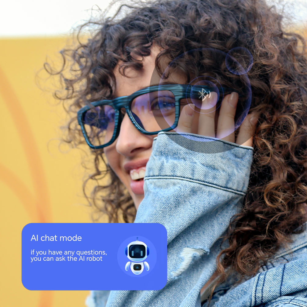 OhO Sunshine Elingo Wireless AI Language Smart Glasses Translator Headset 164 Language Translation